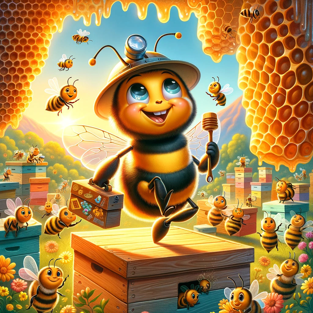 Hard Working Bee Essential for Hive Success