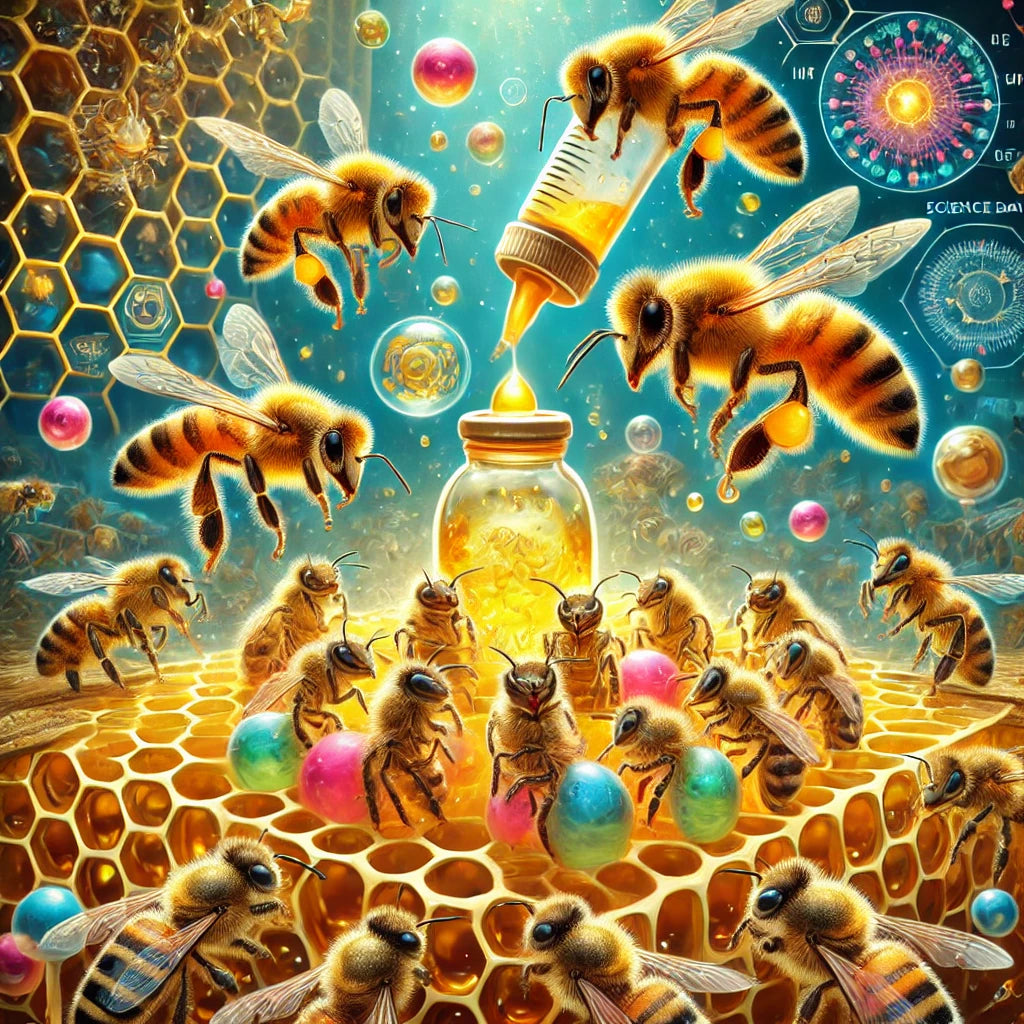 Bees Naturally Vaccinate Their Babies