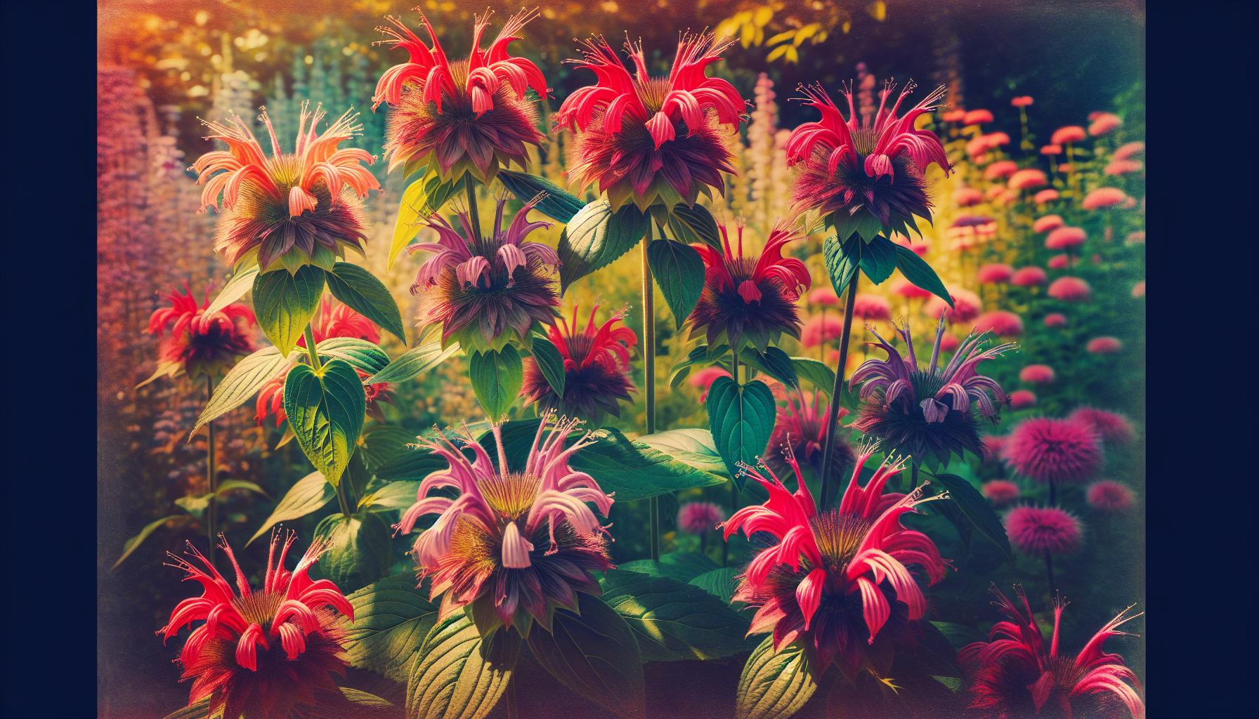 bee balm flowers