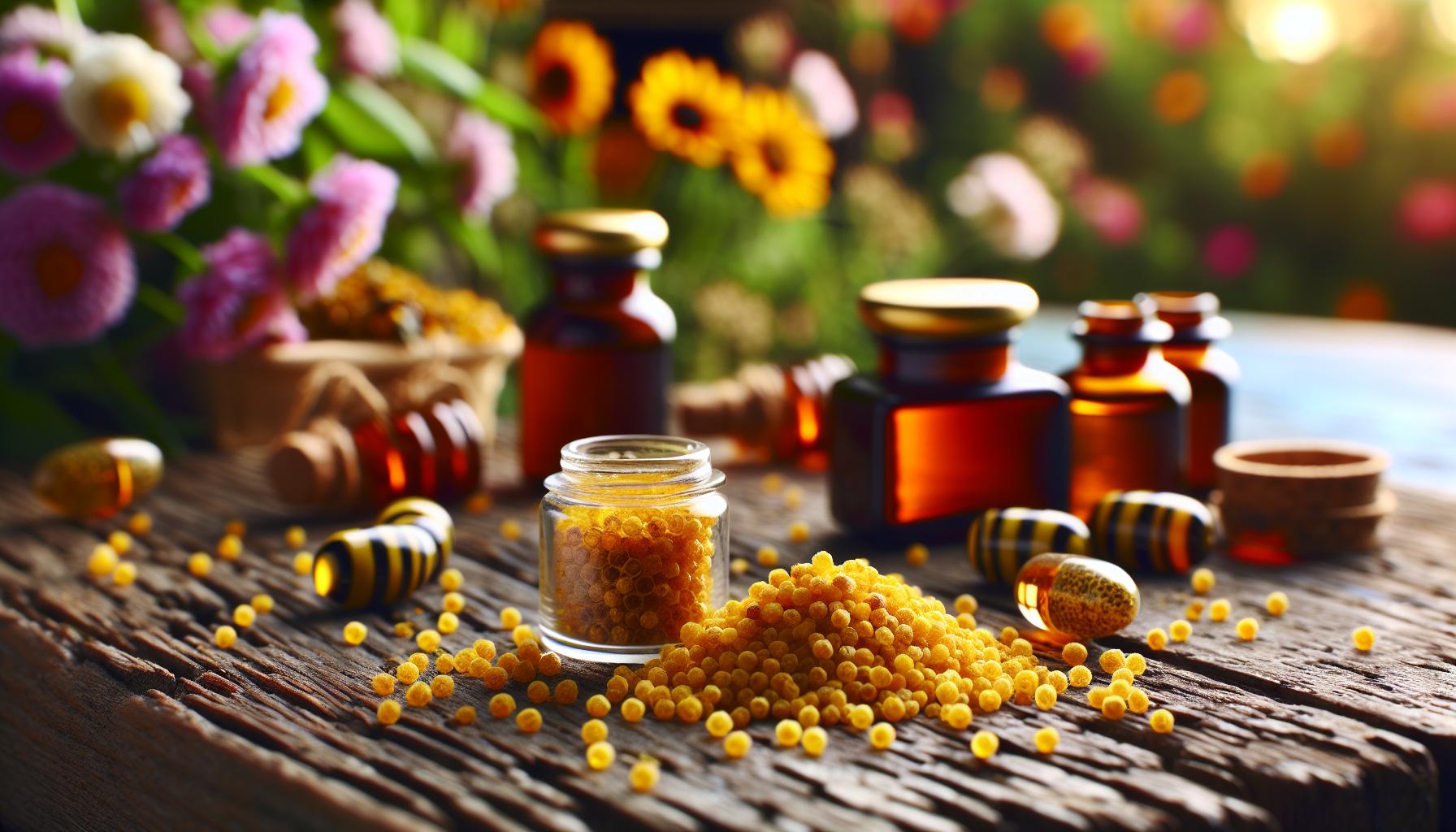 bee pollen vs bee propolis