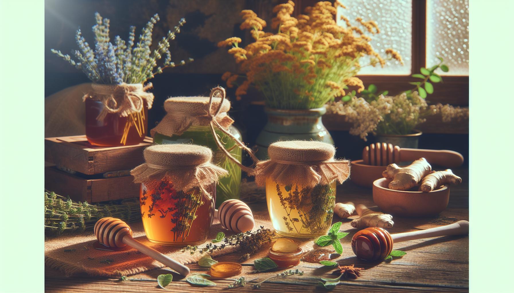 Infusing Honey with Herbs