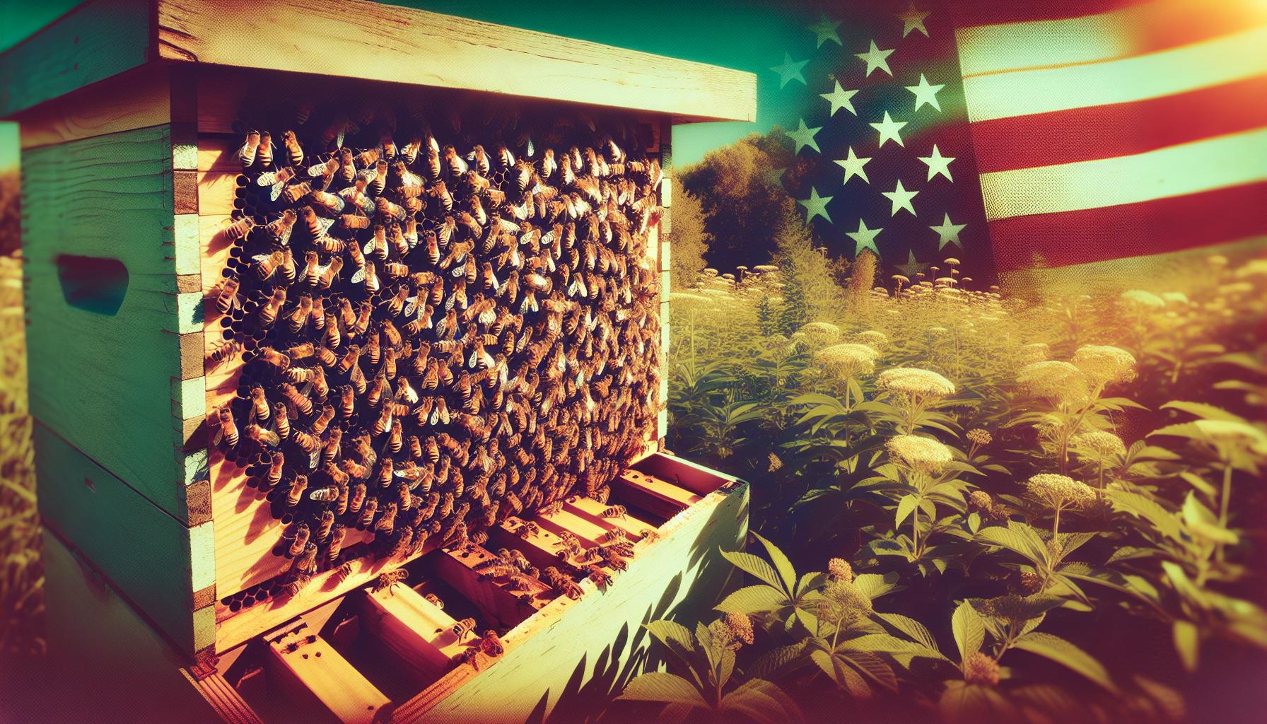 how many drone bees are in a hive