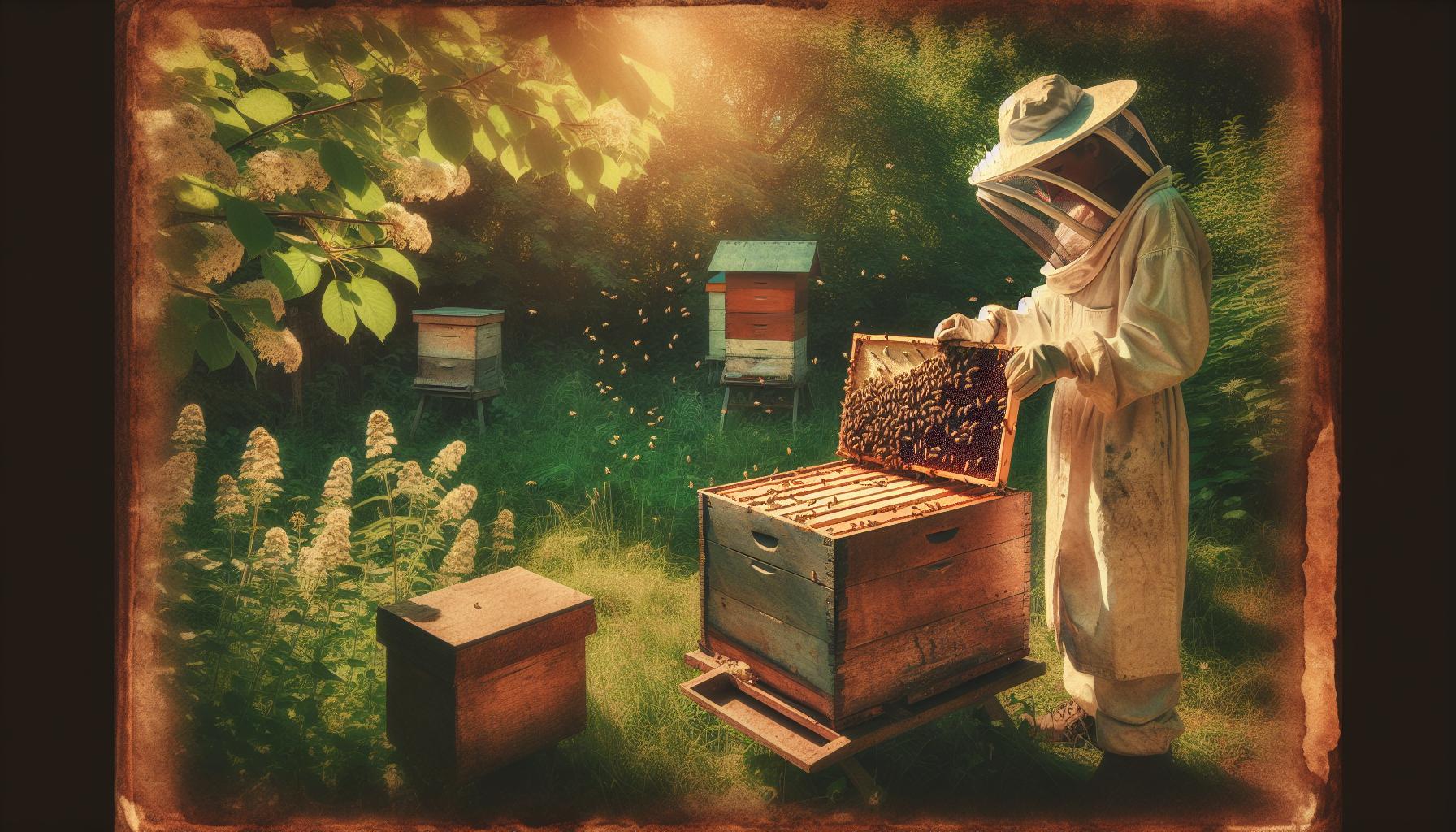 how to install a package of bees