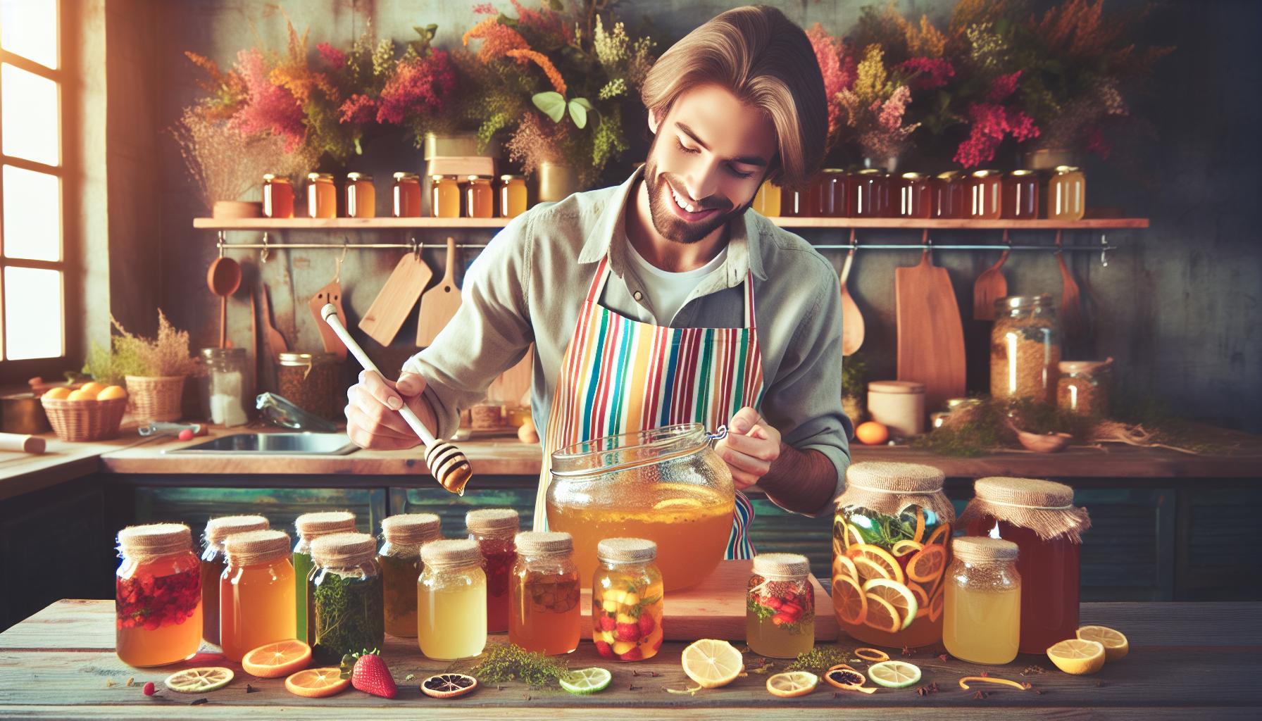 how to make flavored honey