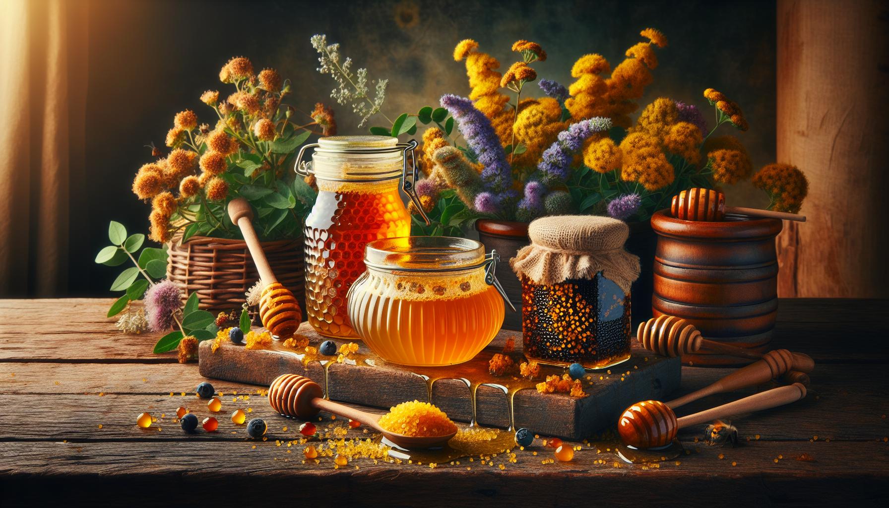 royal jelly bee pollen propolis