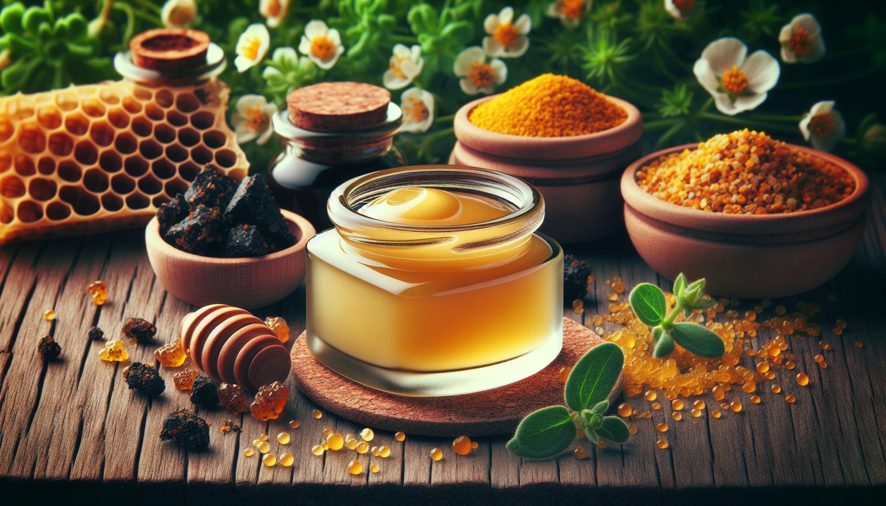 royal jelly bee pollen propolis benefits