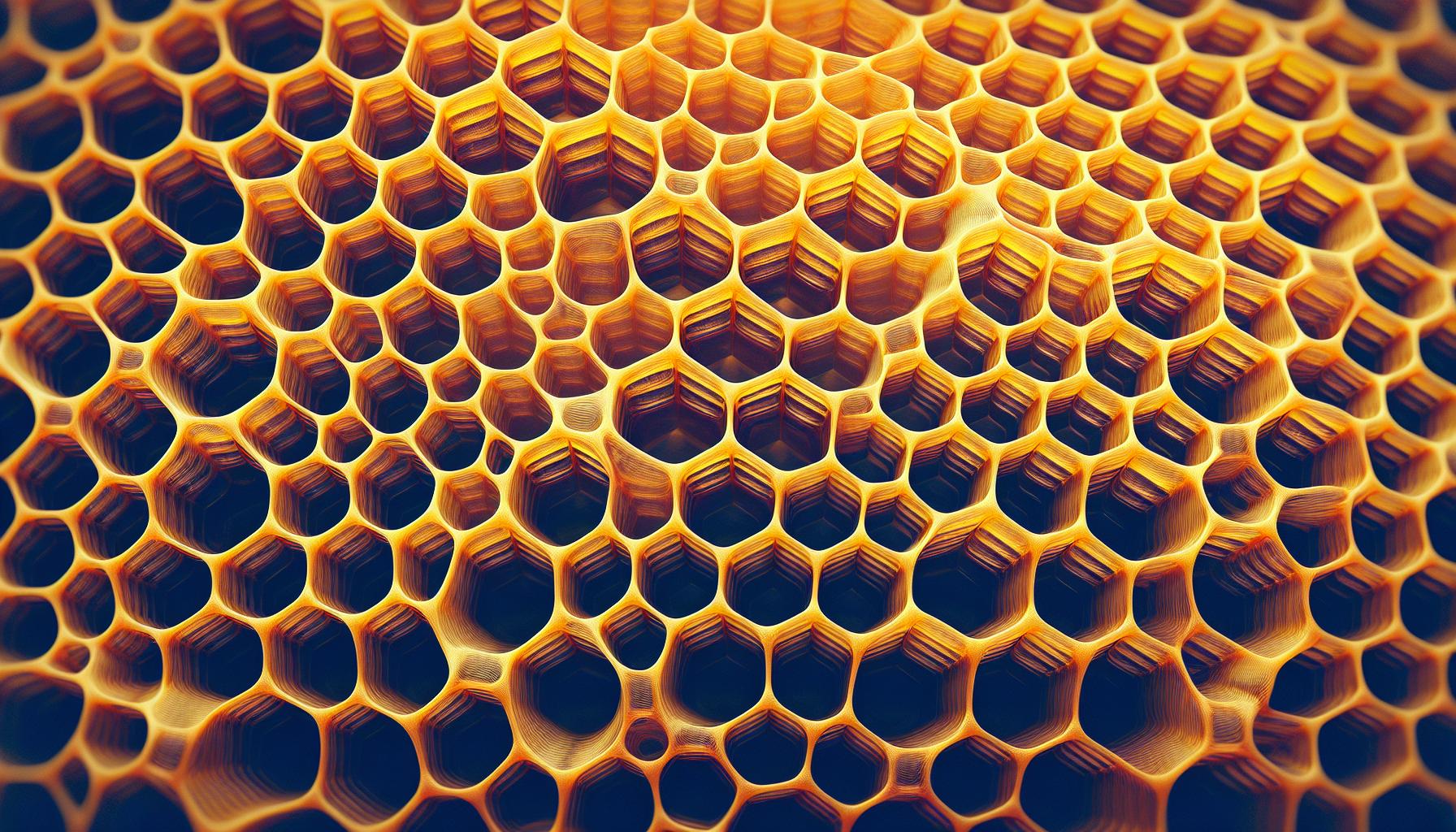 what does a honeycomb look like