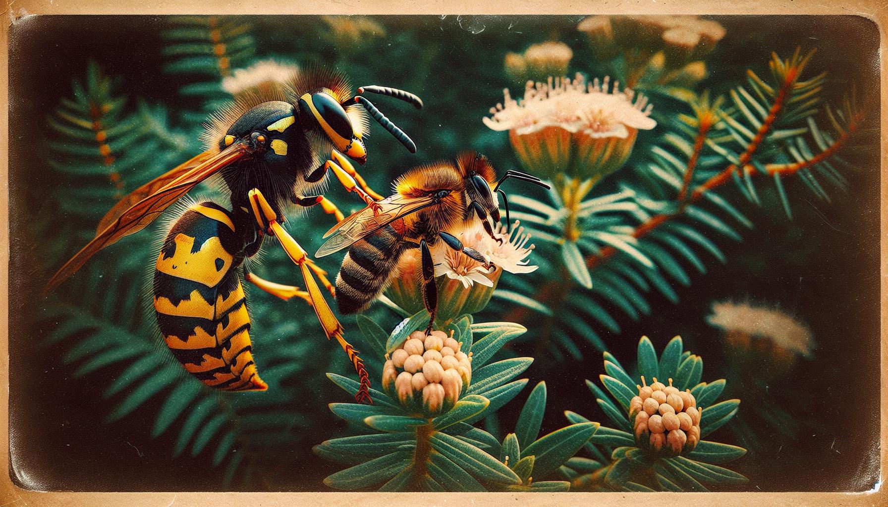 yellow jacket vs honey bee
