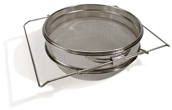 Double Sieve Honey Strainer - Stainless Steel