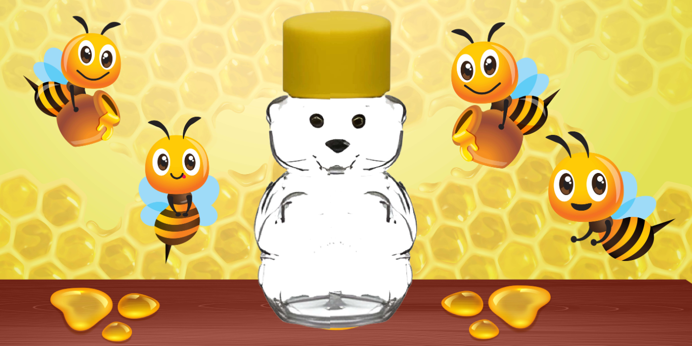 Upgrade Your Honey Game with Our Sweet Honey Bear Bottles