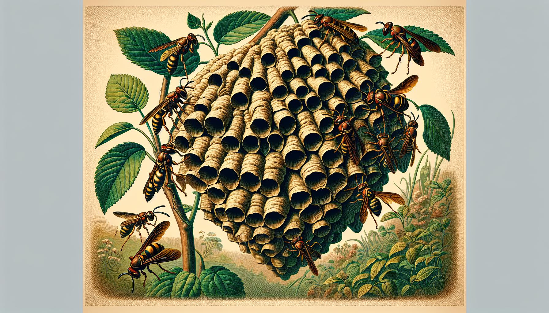 Mason Wasp Nests