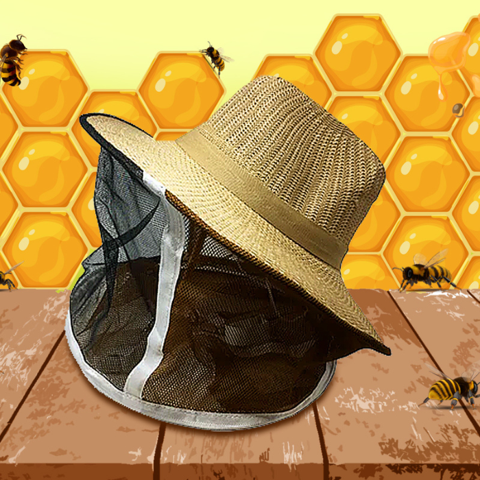 The Woven Mesh Beekeeping Veil Hat