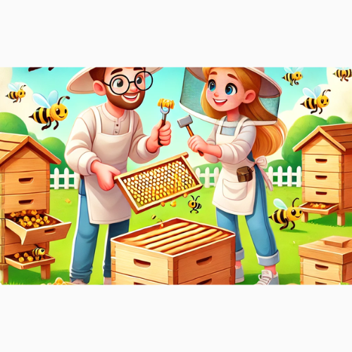 Unassembled Hive Frames