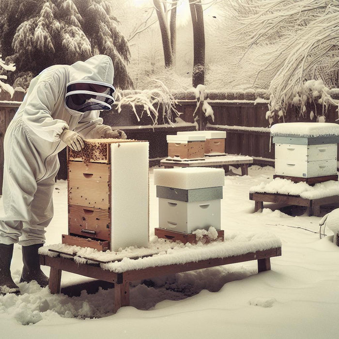 Winter Beehive Insulation