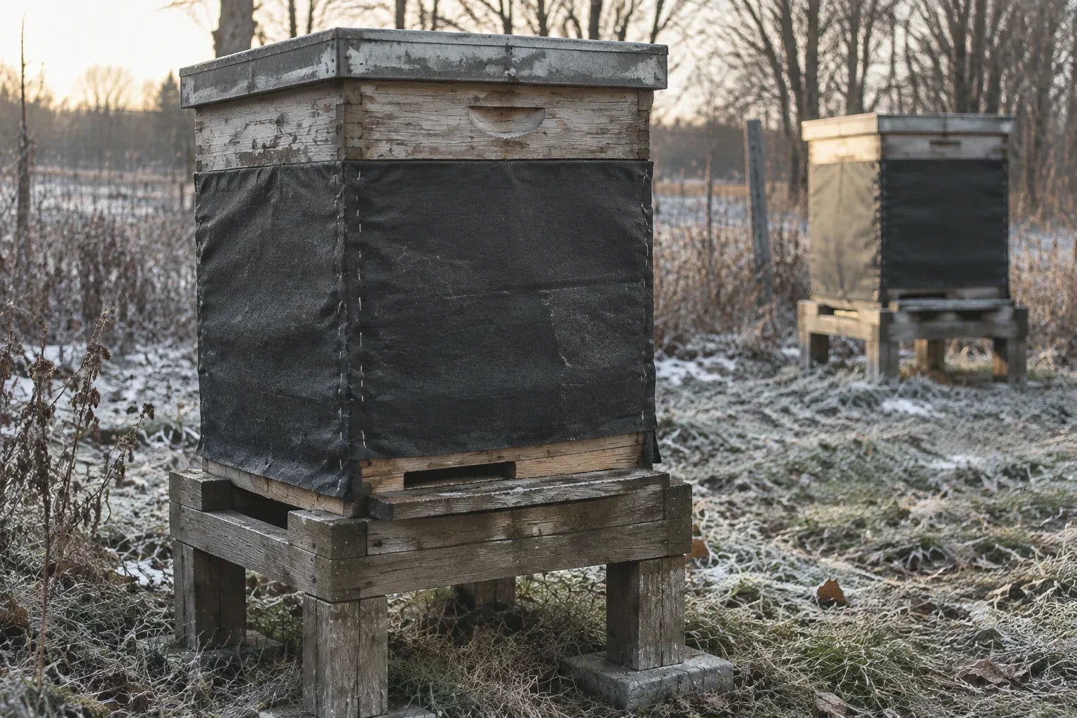 Hive Wrap Showdown: Tar Paper vs Foam Board vs Commercial Wraps