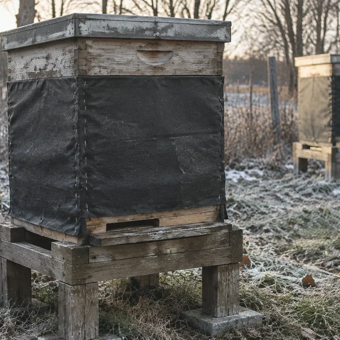 Hive Wrap Showdown: Tar Paper vs Foam Board vs Commercial Wraps