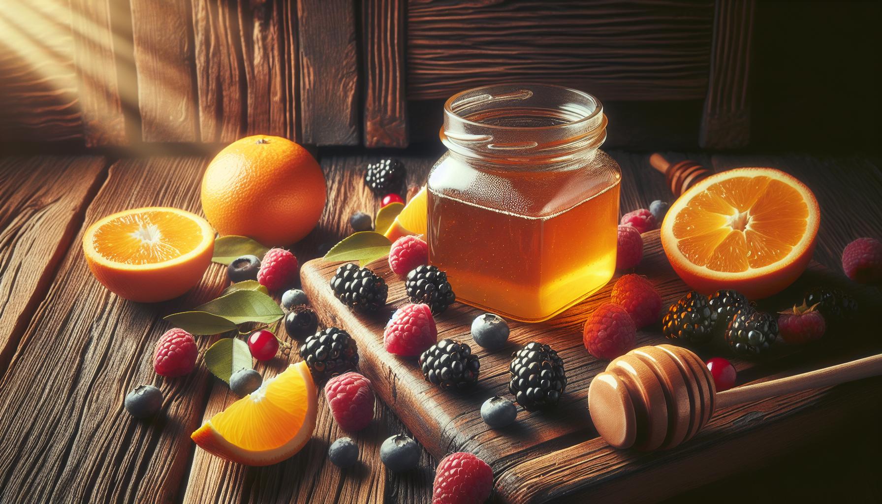 does organic honey have sugar