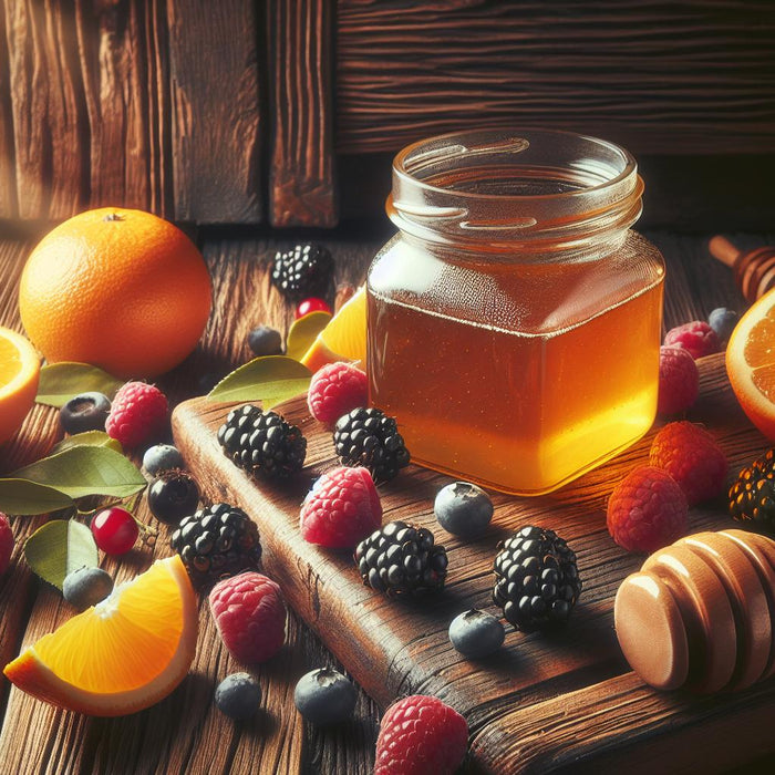 does organic honey have sugar