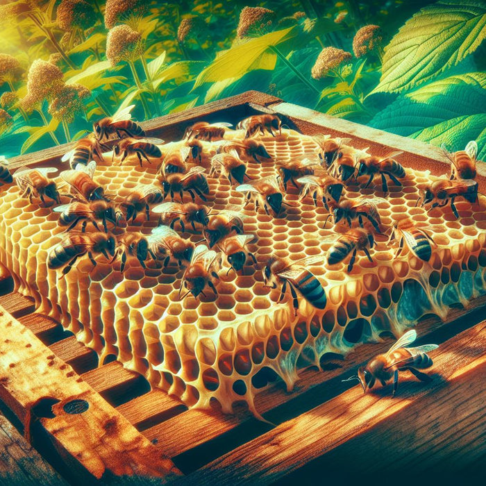 honey bee swarm cells