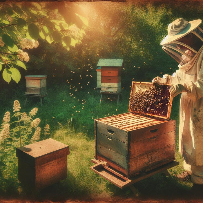 how to install a package of bees