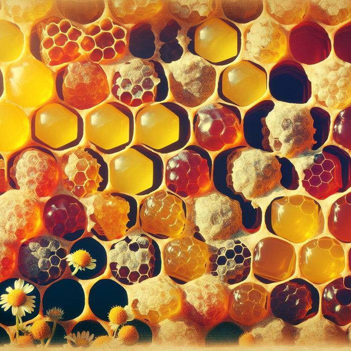 what color is a honeycomb