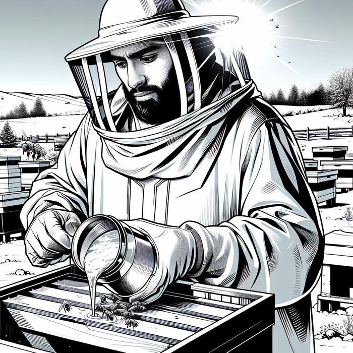 what to feed bees in winter