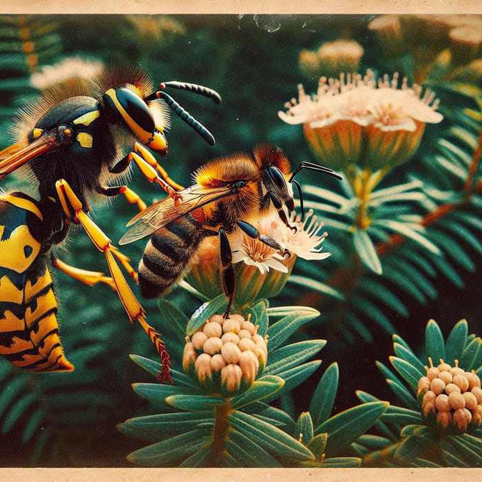 yellow jacket vs honey bee