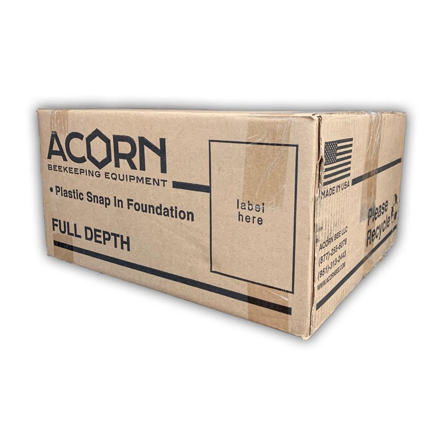 Acorn| 9-1/8 Heavy Waxed Foundation (100 Count Case)