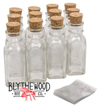 4 oz Muth Honey Jars - Case Of 36 - Includes Cork And Shrink Bands