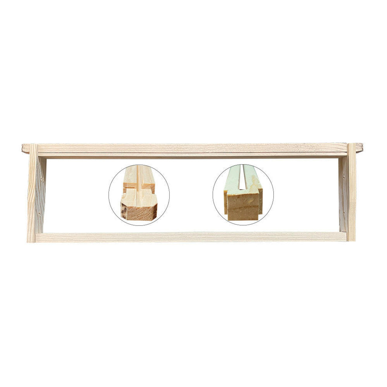 5 3/8 Unassembled Shallow Frames WTB/SBB - 10 Pack