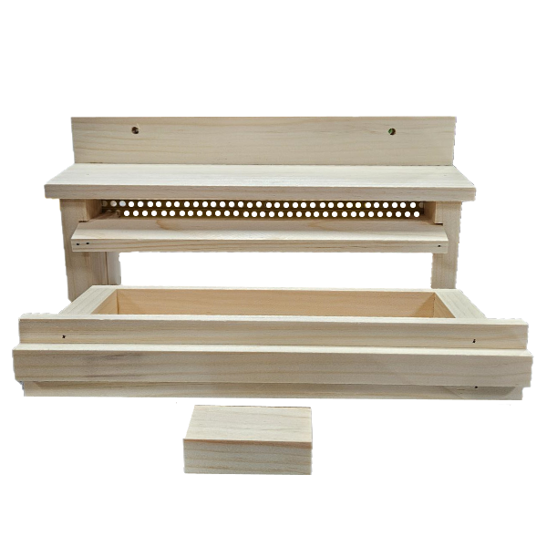 Wooden Pollen Trap - Fits Both 8 Frame And 10 Frame Hives.