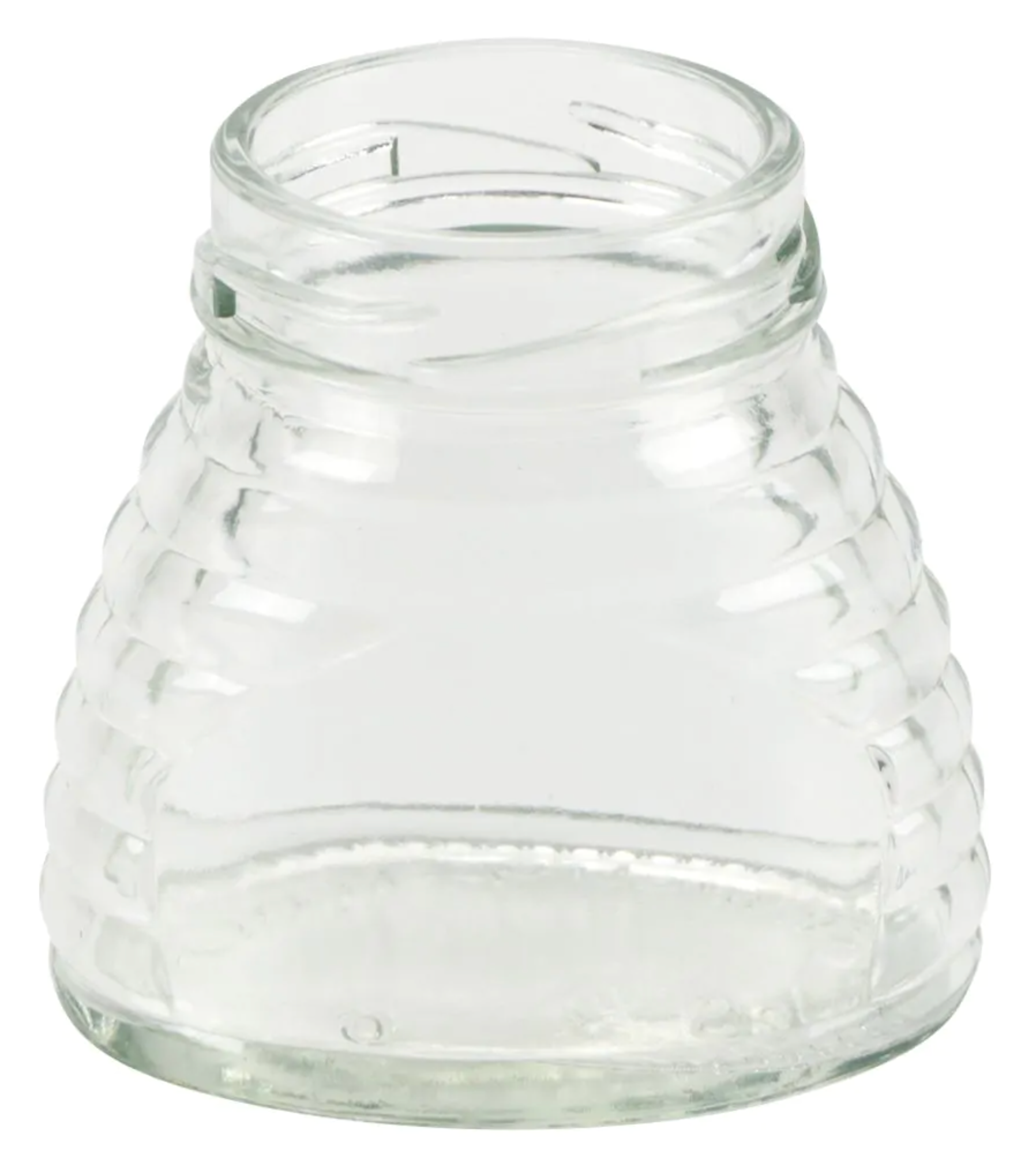 3 oz. Glass Skep Honey Jars - 24 Count Case - Includes Lids
