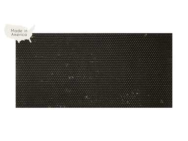 Premier Purecell deep plastic foundation, black, double waxed, made in USA