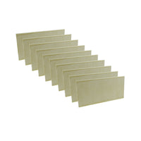 Acorn Deep White Bee Hive Wax Foundation | Heavy Waxed (10 Pack)