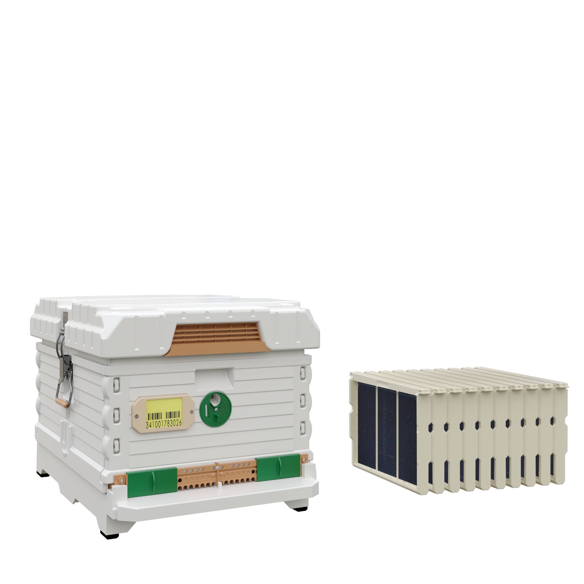 Ergo Insulated White Single Brood Box Beehive Set