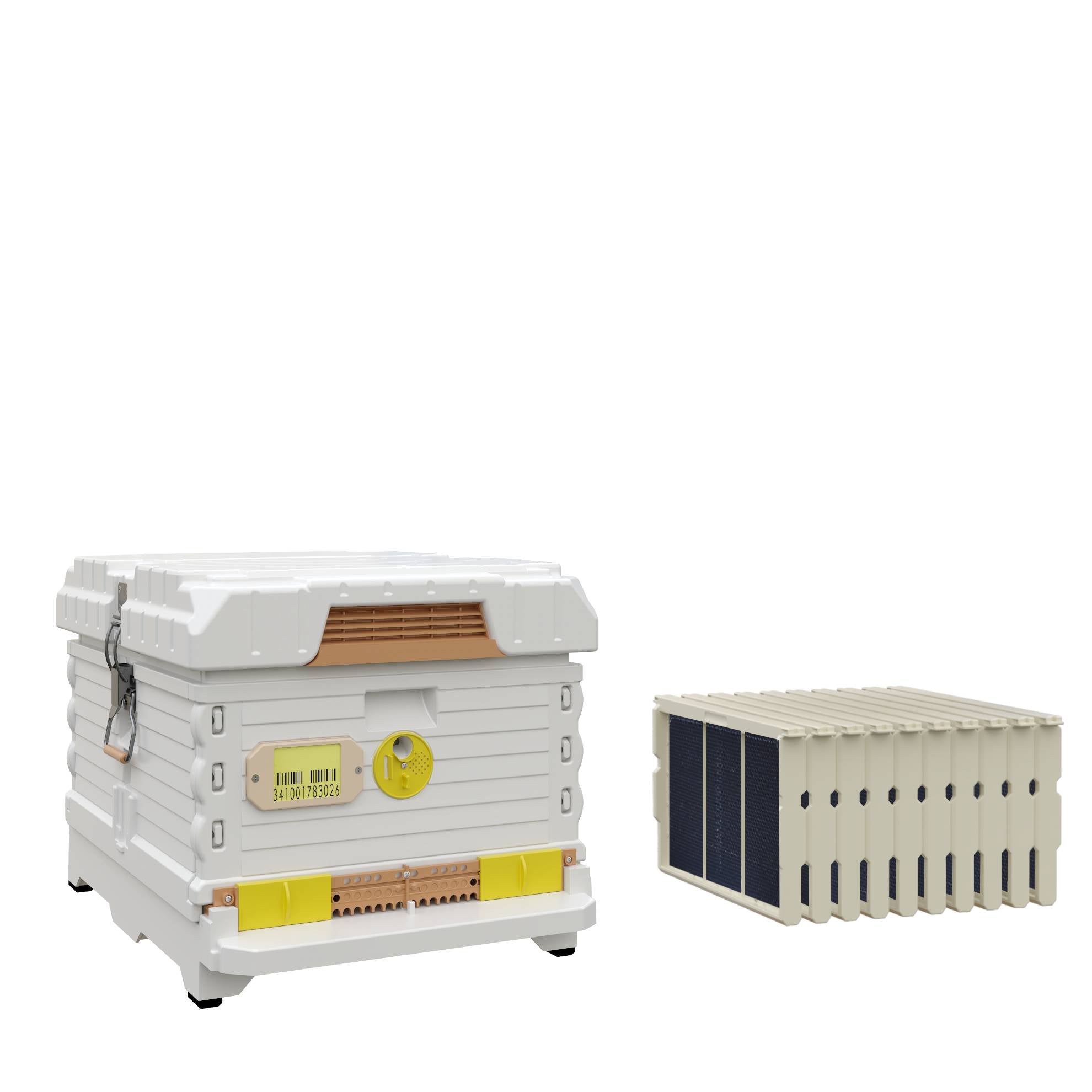 Ergo Insulated White Single Brood Box Beehive Set
