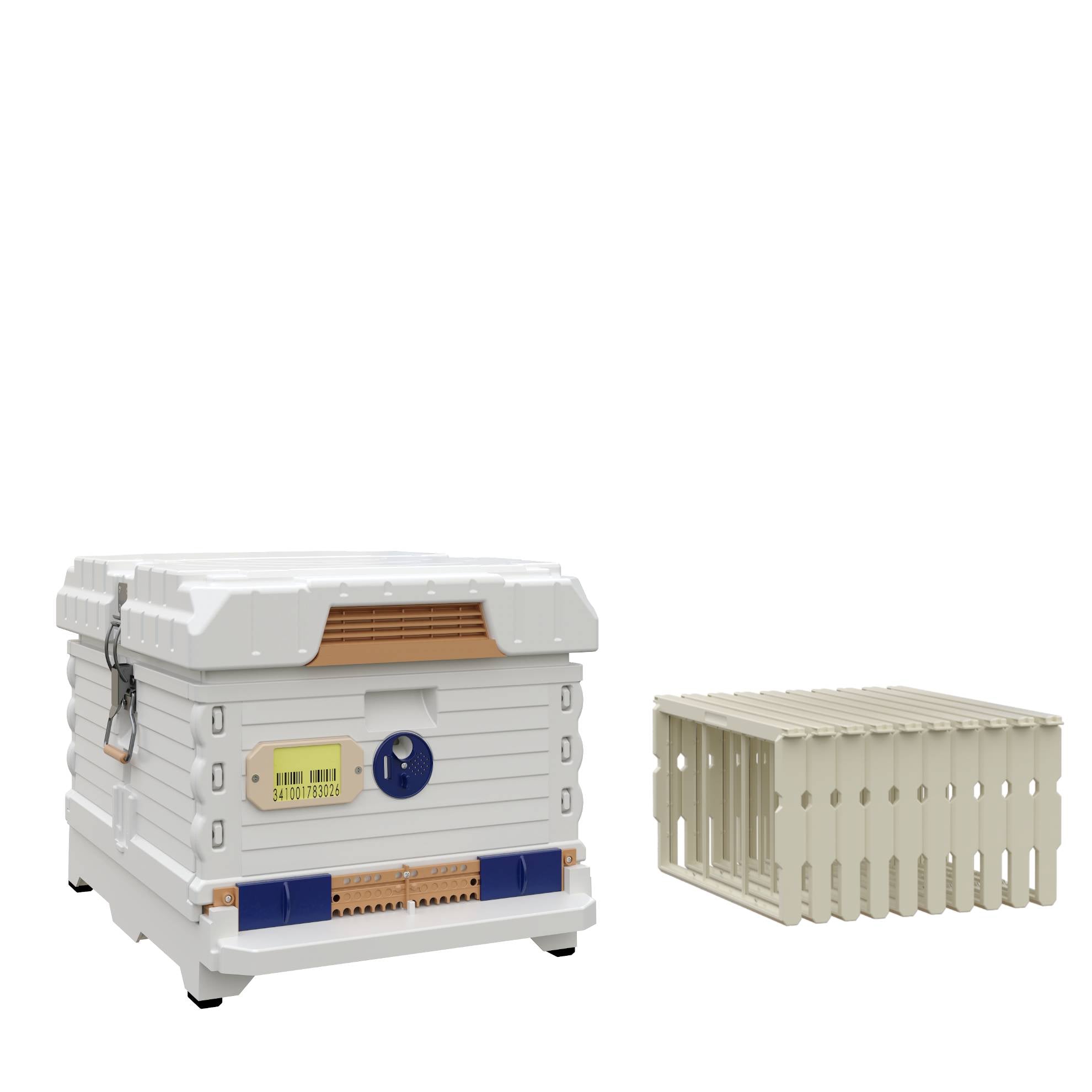 Ergo Insulated White Single Brood Box Beehive Set
