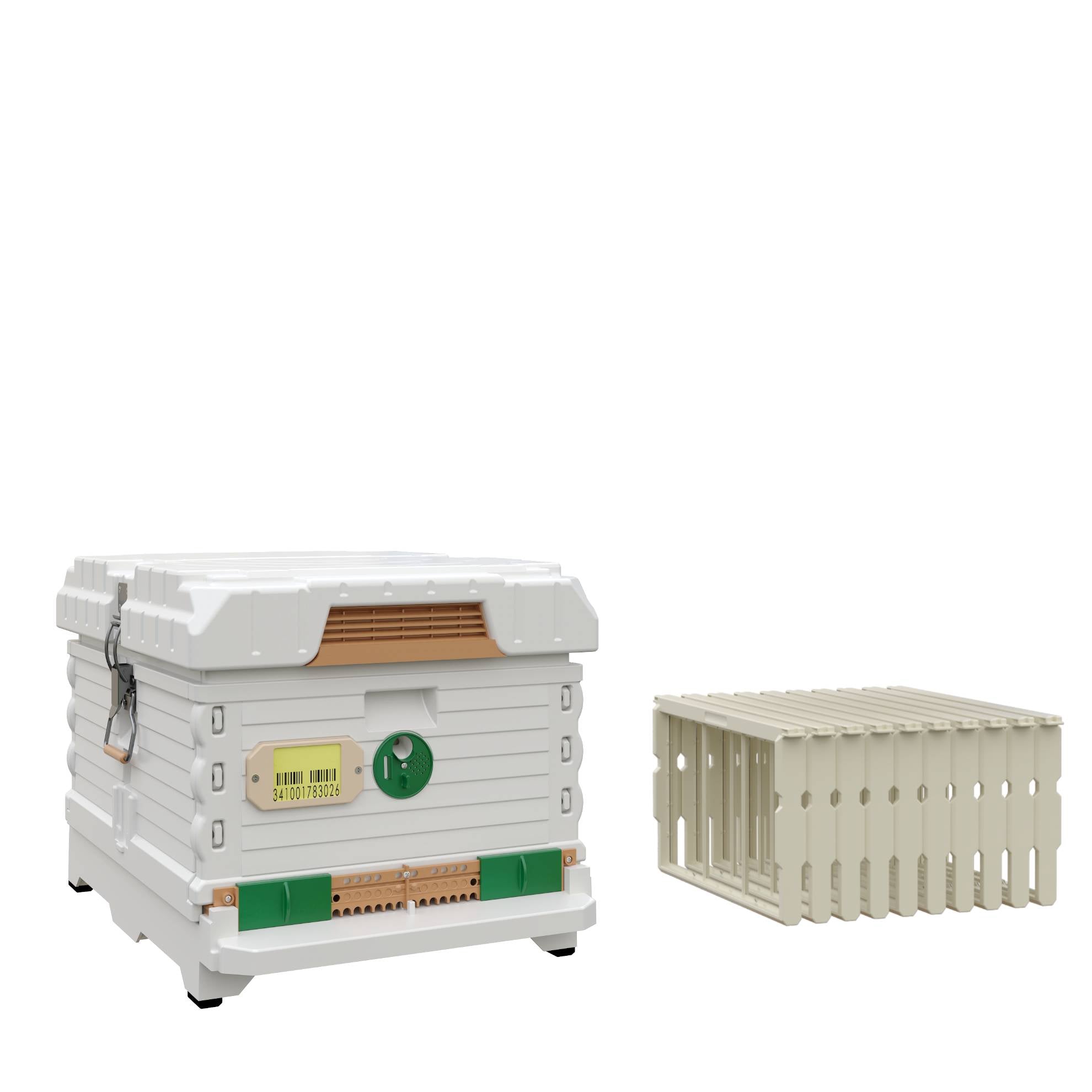 Ergo Insulated White Single Brood Box Beehive Set