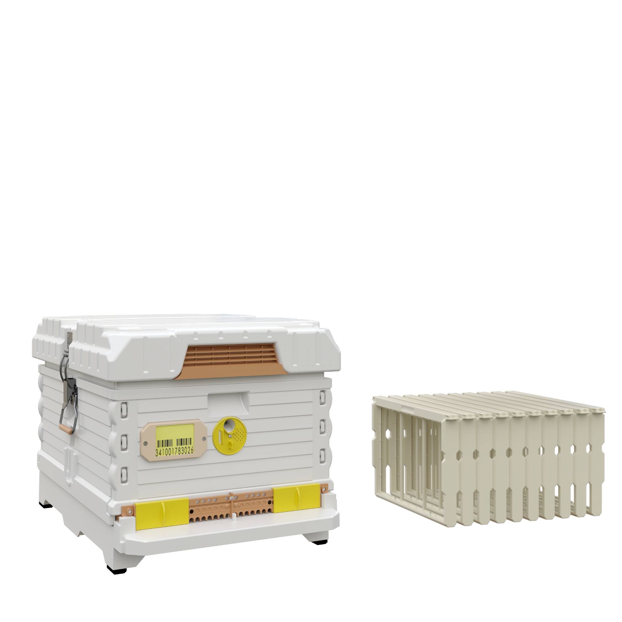 Ergo Insulated White Single Brood Box Beehive Set