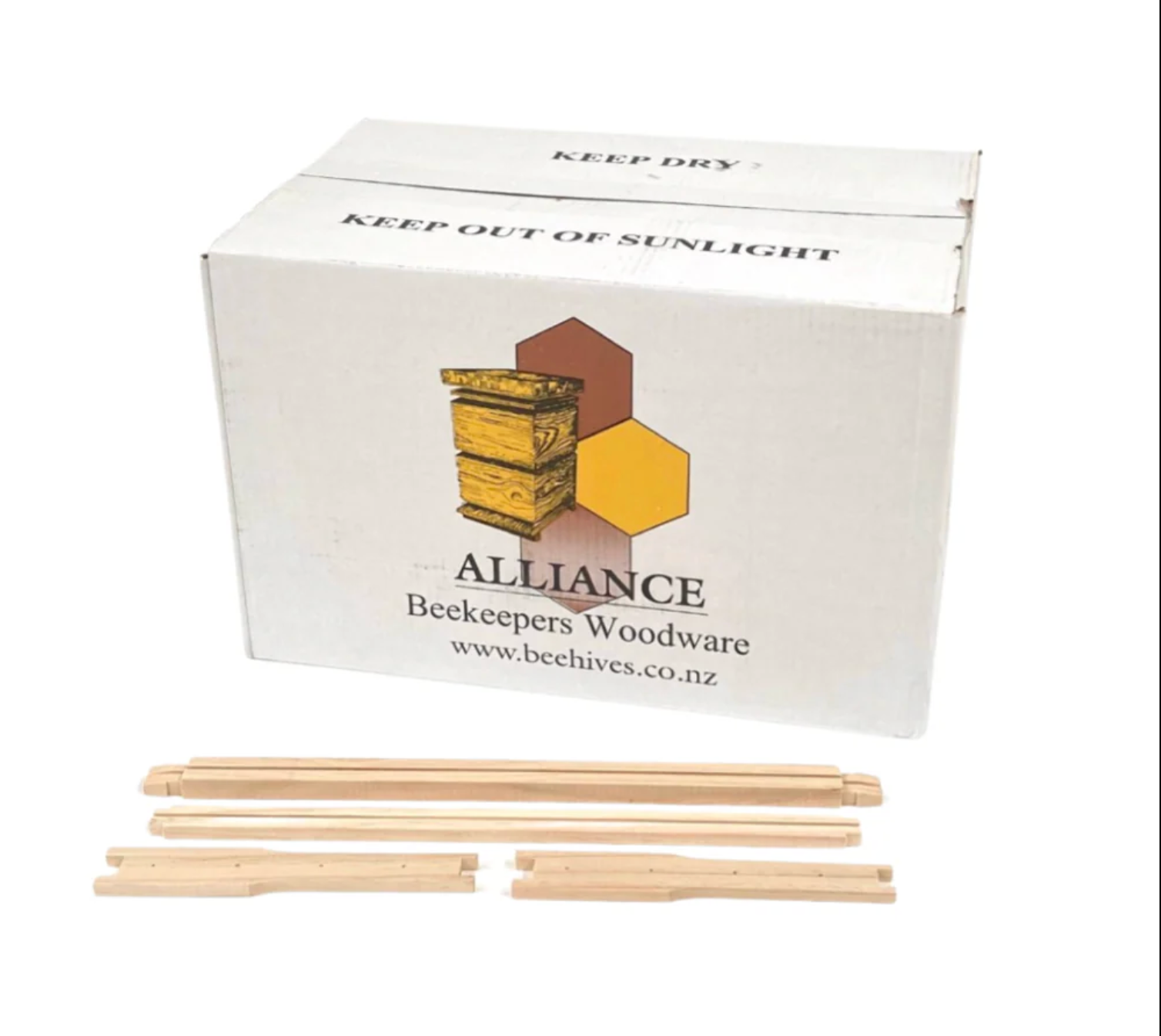 9-1/8 Alliance Deep Beehive Premium Frames (Unassembled) - 100 Pack