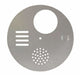 Large circular metal beehive entrance disc