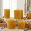 Honeycomb Beeswax Candle Set