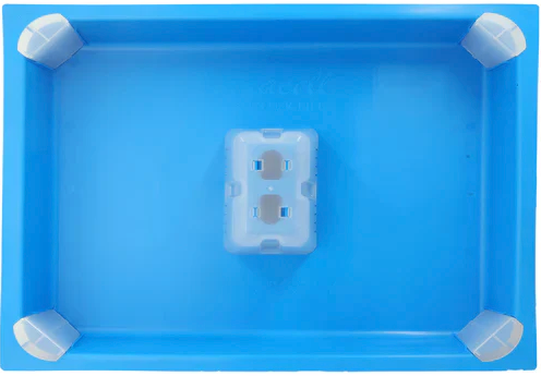 Ceracell Blue Plastic Tub COMPLETE - 8 FRAME - NO WOODEN RIM