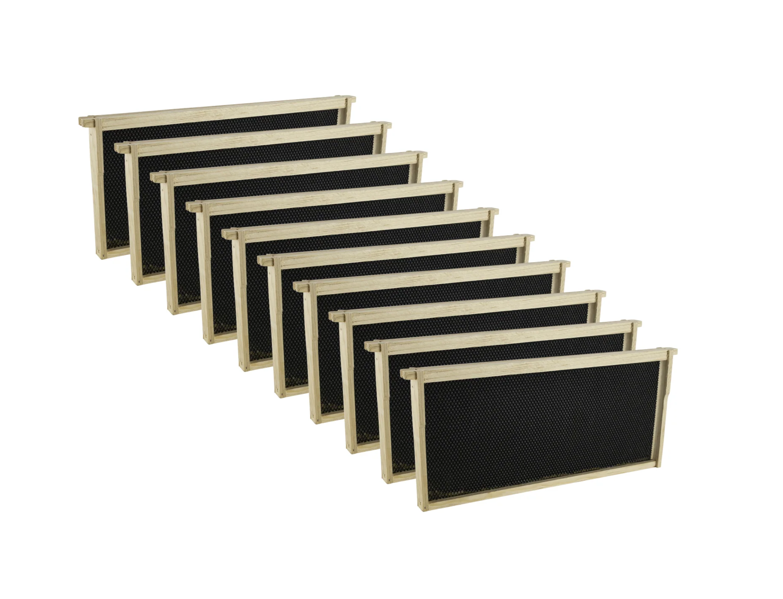 9 1/8 Assembled Deep Frames - Acorn Foundation - Black - 10 PACK