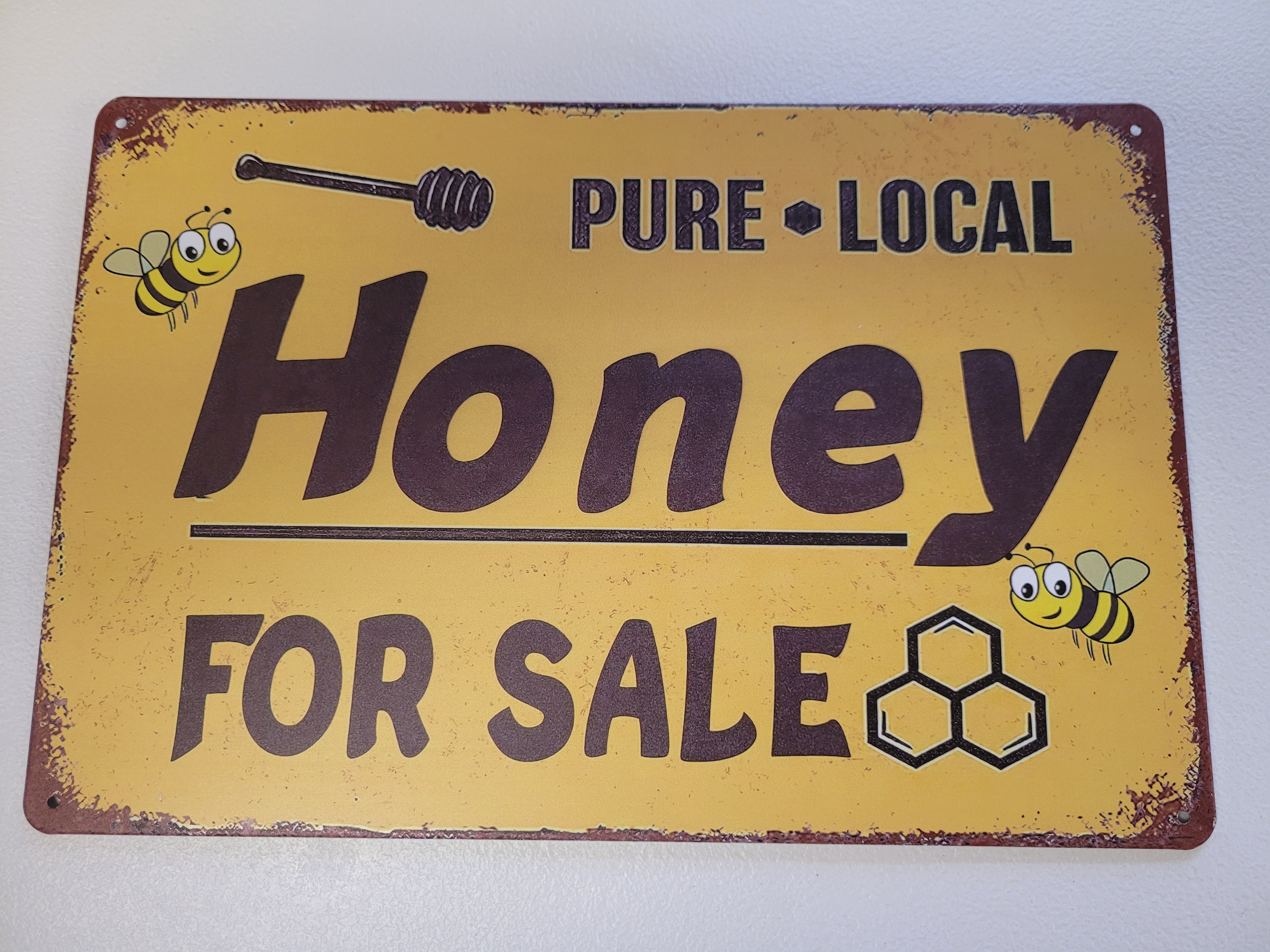 Local Honey Novelty Sign
