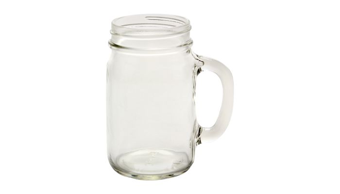 16oz Mason Jar Mugs - Pint Drinking Jars With Handles