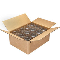 16oz Flint Glass Jars WITHOUT LIDS - 12 Count Case