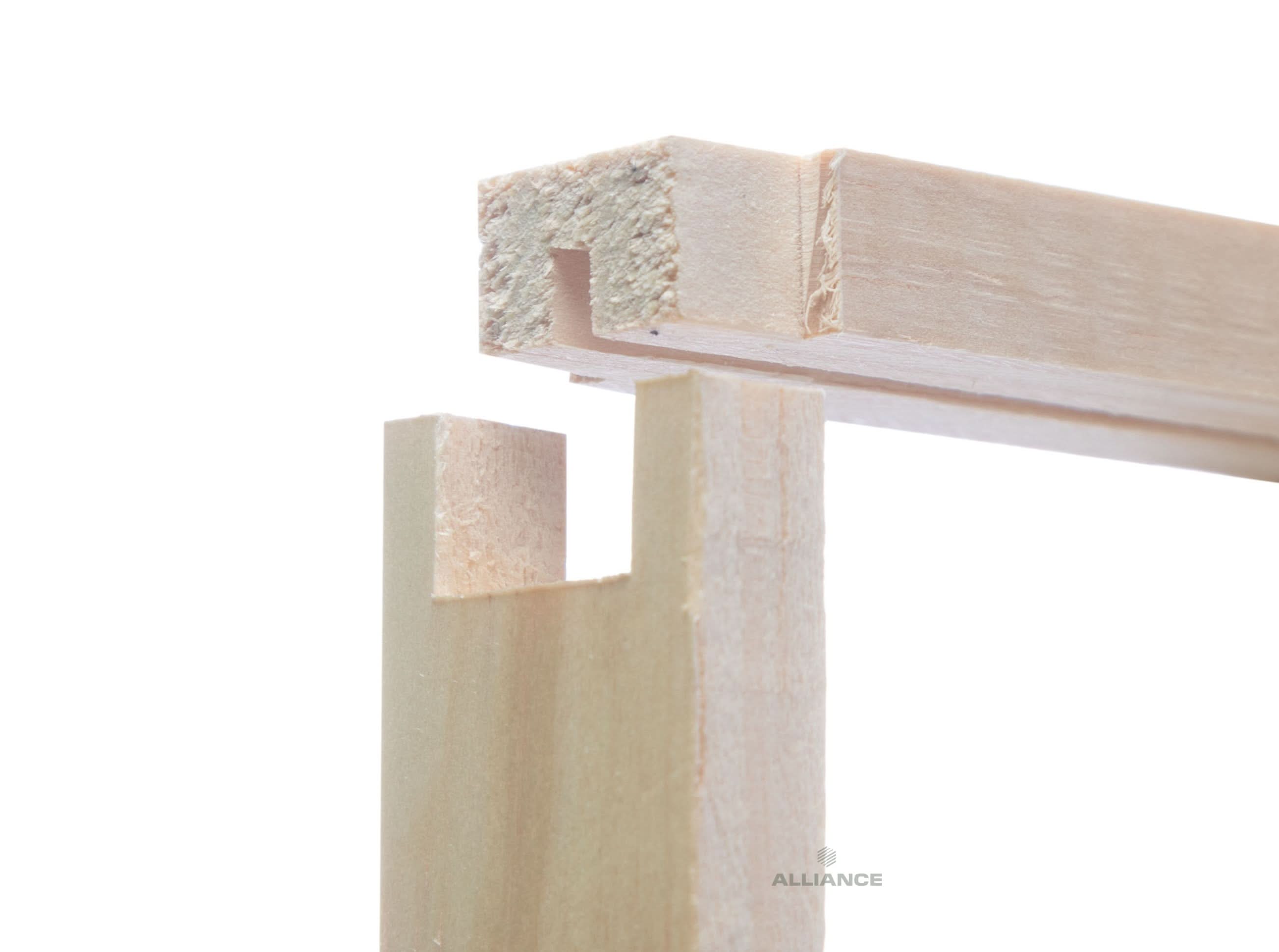 Grooved bottom bar and end bar for an unassembled beehive frame