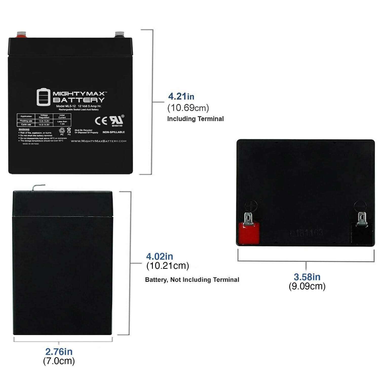 12V 5Ah battery charger LED charging indicator