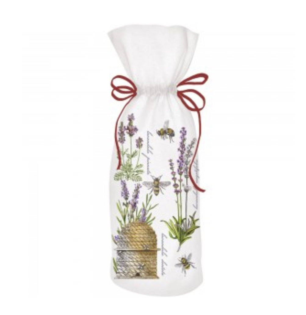 Botanical Lavender Wine Gift Bag